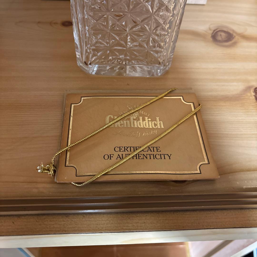 グレンフィディック 30年 エジンバラ クリスタルデキャンタ　スターリングシルバ