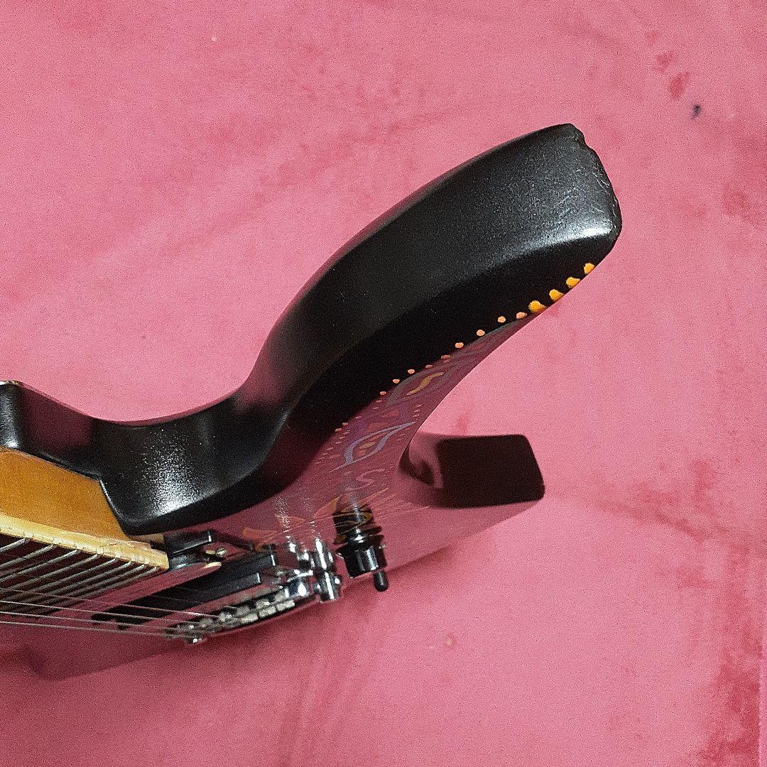 【良・美品】サイケペイント(改)・hideモデル。モッキンバードエレキギター。