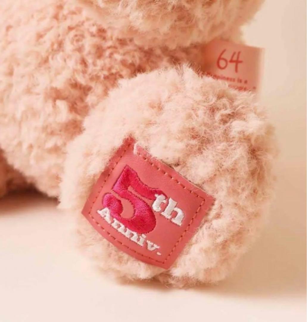 新品未開封★ピーナッツホテル5周年シリアルナンバー入りぬいぐるみ　スヌーピー