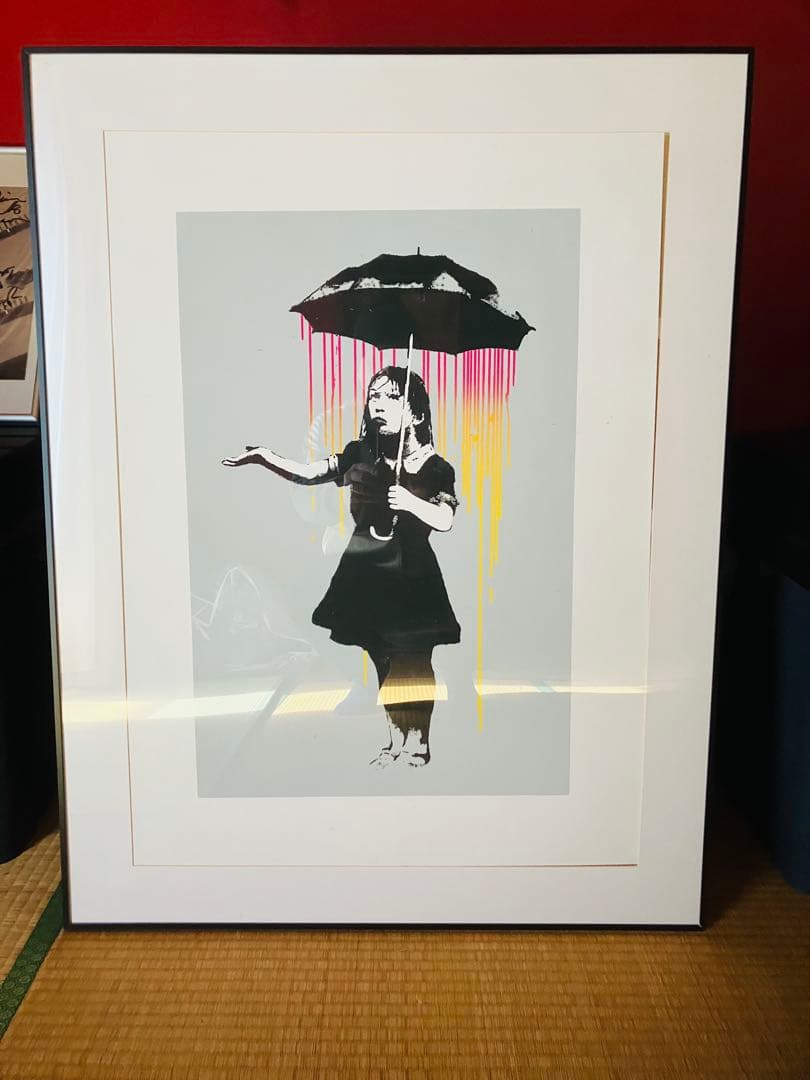 banksy バンクシー Nola(coloured rain) wcp