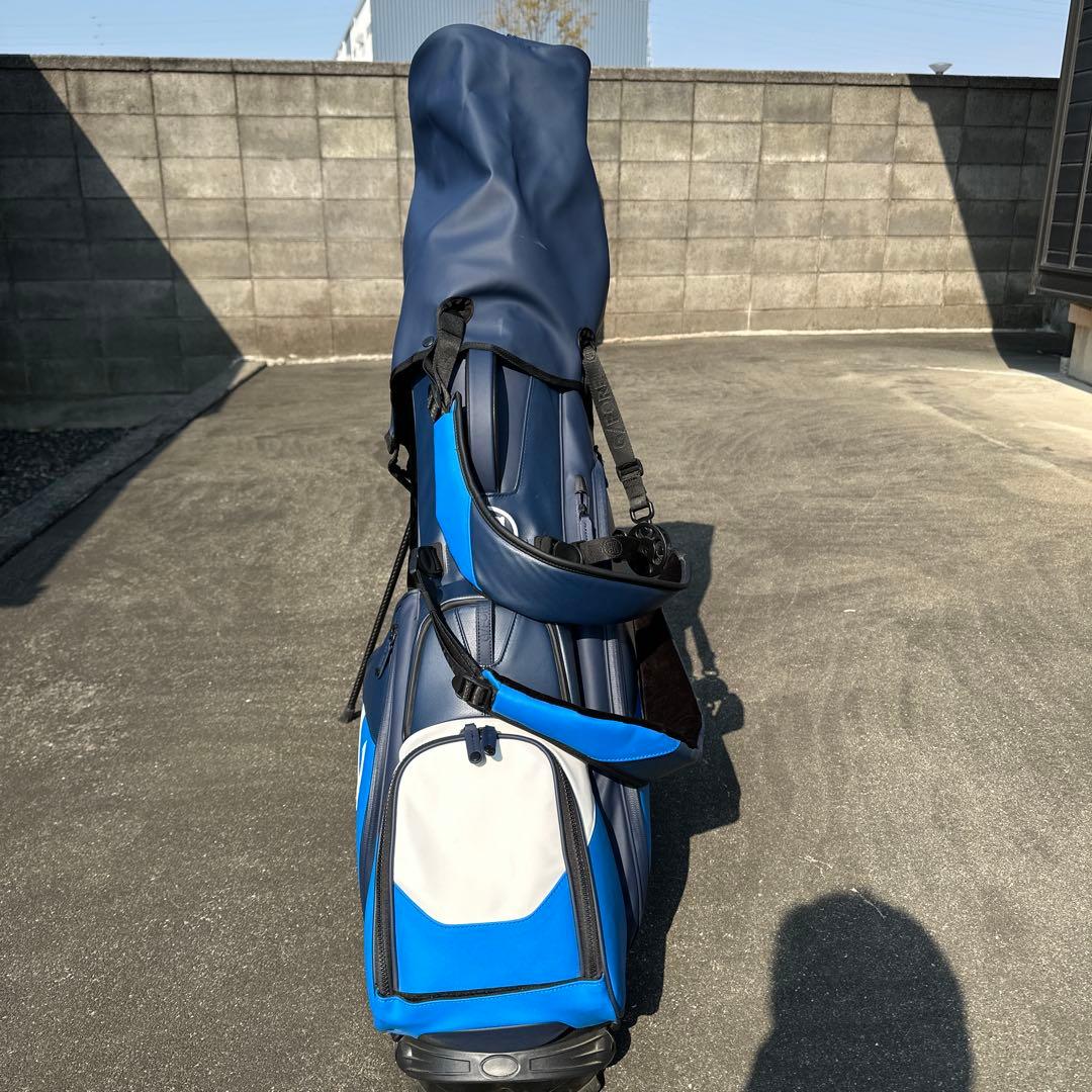 f*0様 Vessel ジーフォア　コラボ　ゴルフバッグ スタンド付き 青黒　G