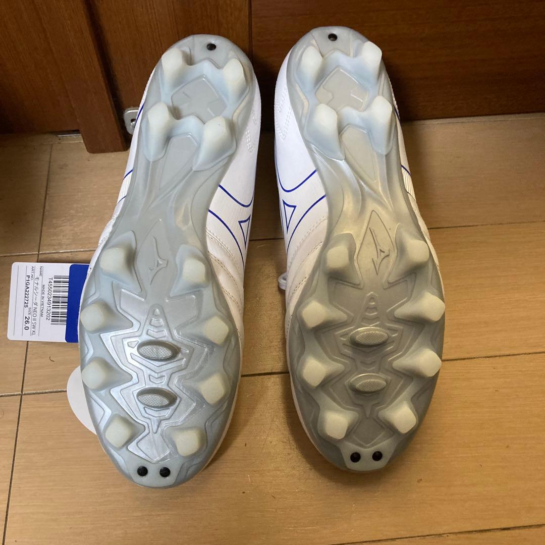 ミズノ　サッカースパイク　カンガルーレザー　26センチ　モナルシーダ　sw KL