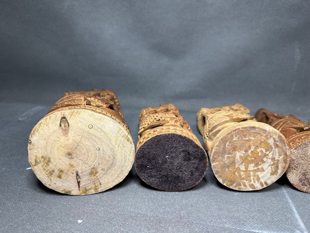 インド　白檀　象そう　木彫り　仏教美術　仏像 骨董 木像　木製　仏教　密教