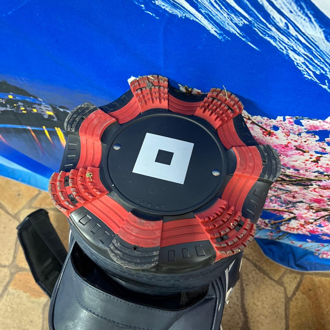 寶BT-1060 onoff ナイロン ネイビーホワイト キャディバッグ