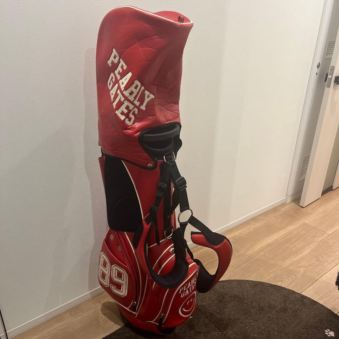 PEARLY GATES キャディバッグ 89 レッド