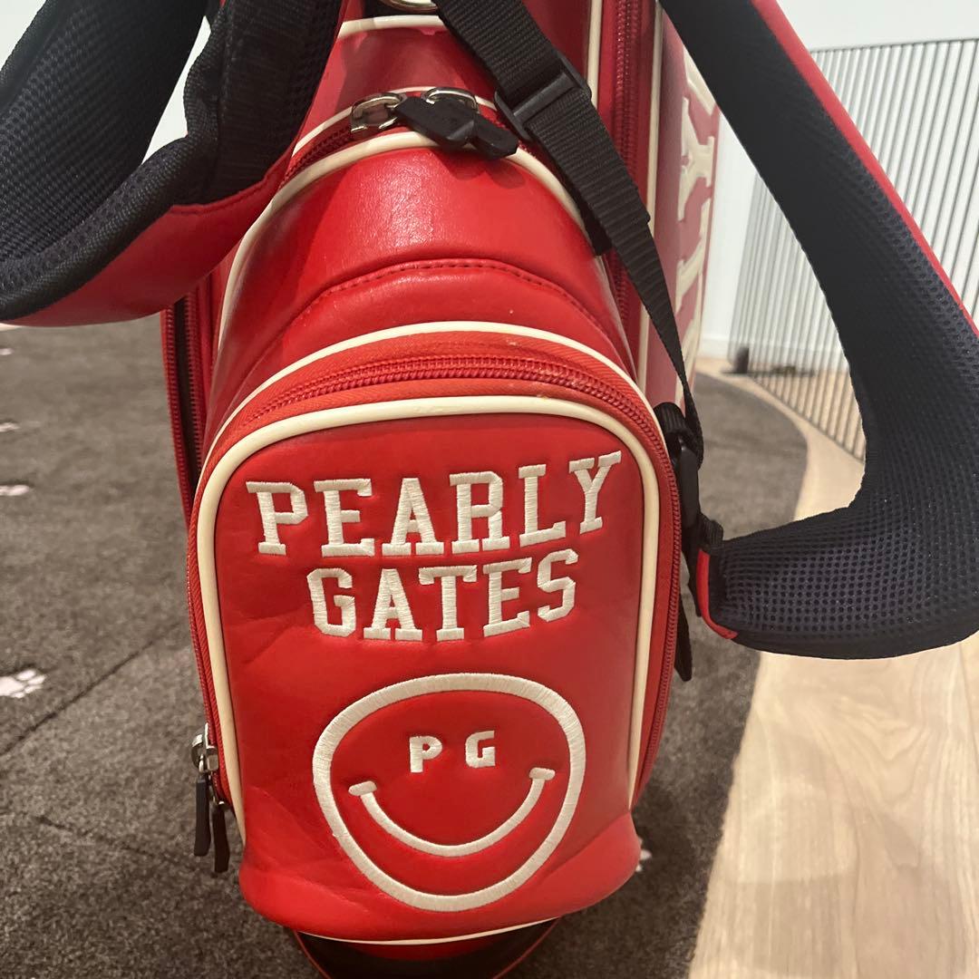PEARLY GATES キャディバッグ 89 レッド