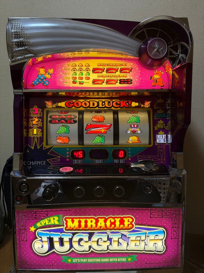 スーパーミラクルジャグラー 実機 5号機