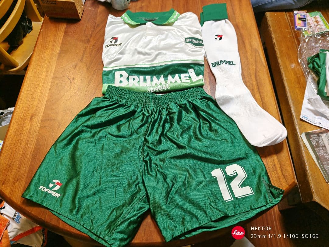 ブランメル仙台（現 ベガルタ仙台）ユニフォーム ホーム アウェイ 1996年頃