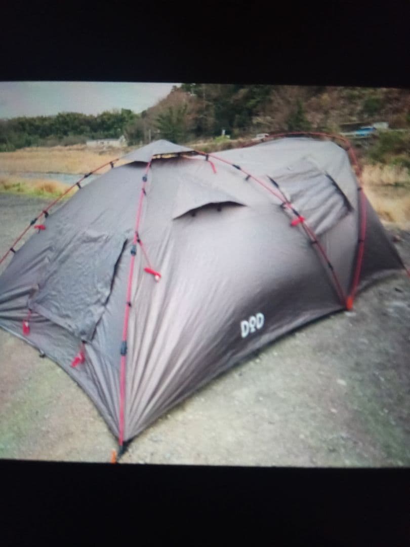 専用　DOD　バイクインテント　TANDEM　タンデム　グレー色