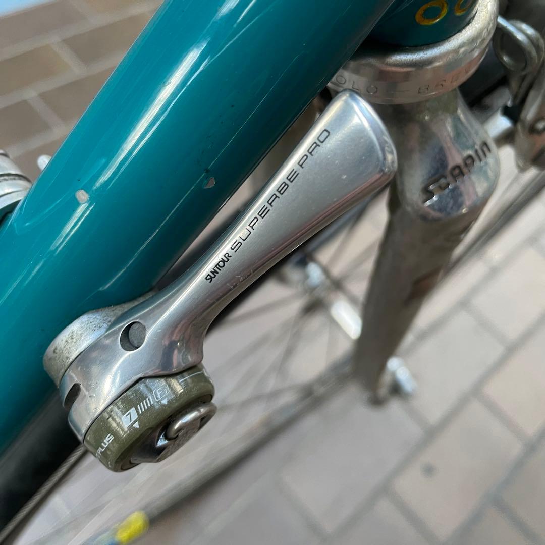 【超激レア!入手困難】 スカピン クロモリ カンパニョーロ サンツアー 700c