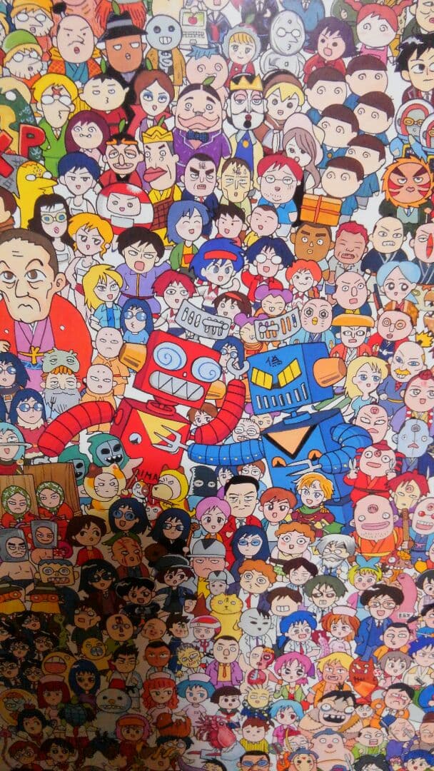 アニメポスター　2006　唐沢なをき　21周年集合ポスター。