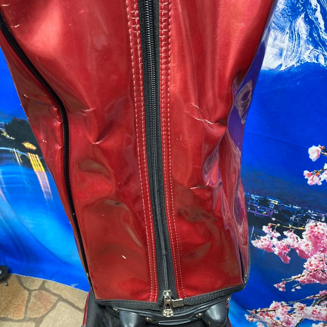 寶BU-1089 BRIDGESTONE スタンド式 キャディバッグ レッド