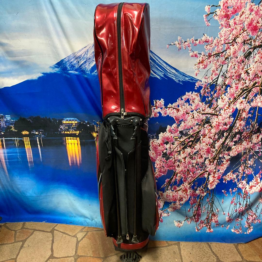 寶BU-1089 BRIDGESTONE スタンド式 キャディバッグ レッド