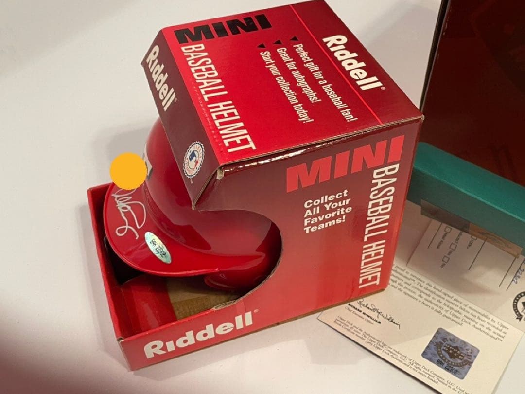 アレックス ロドリゲス 直筆サイン入りミニ・ヘルメット UDA証明書103個限定