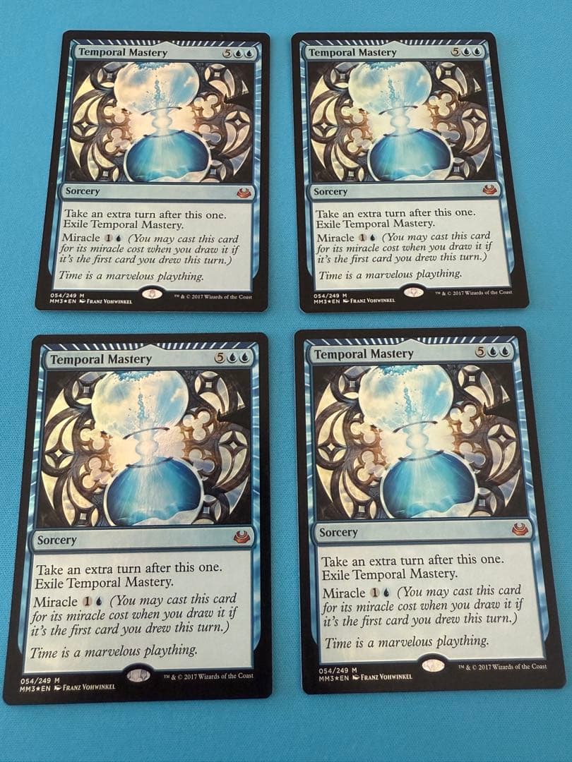 時間の熟達　英語foil 4枚セット