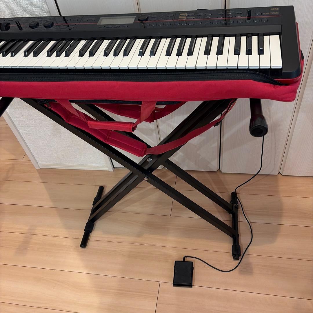 KORG スタンド付きシンセサイザー 61鍵