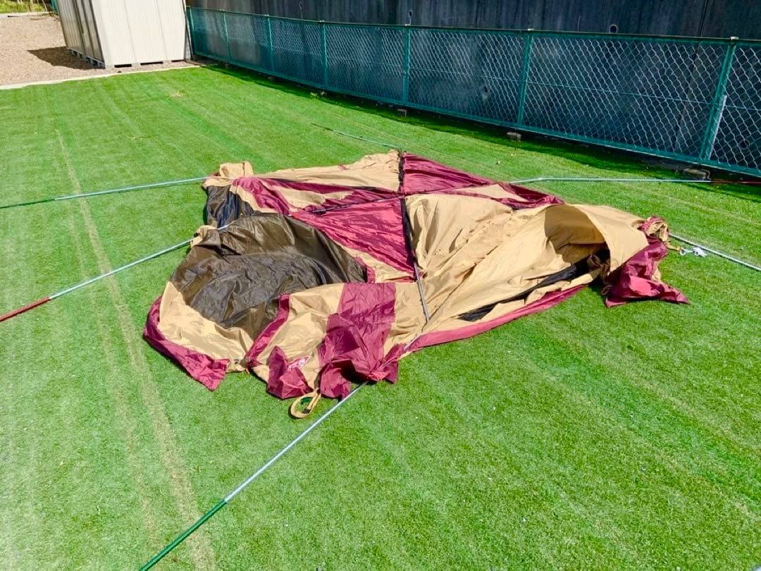 【極美品】コールマンテント タフスクリーンタープ400バーガンディ★限定カラー★