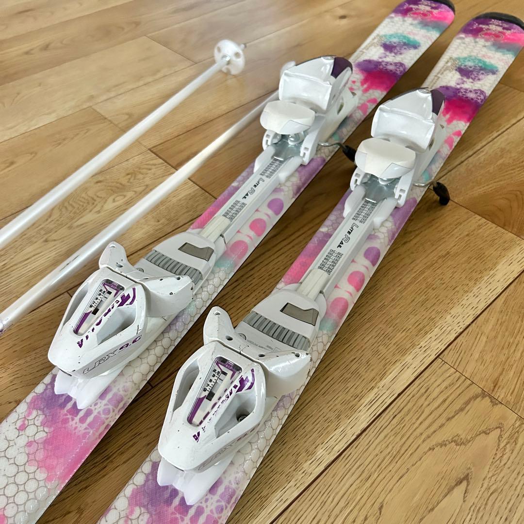Hart女性用　スキー板145㎝　紫白　小学校高学年・中学生　ジュニアスキーにも