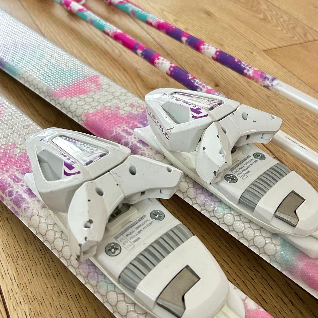 Hart女性用　スキー板145㎝　紫白　小学校高学年・中学生　ジュニアスキーにも