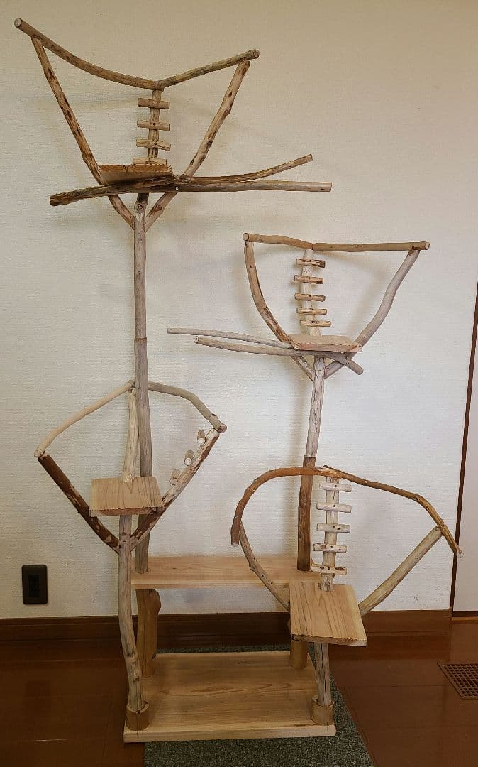 ⑧Mオーダー　バードアスレチック　流木　ハンドメイド