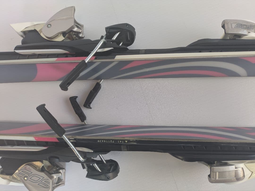 サロモン 141cm カービングスキー arc en ciel ビンディング付