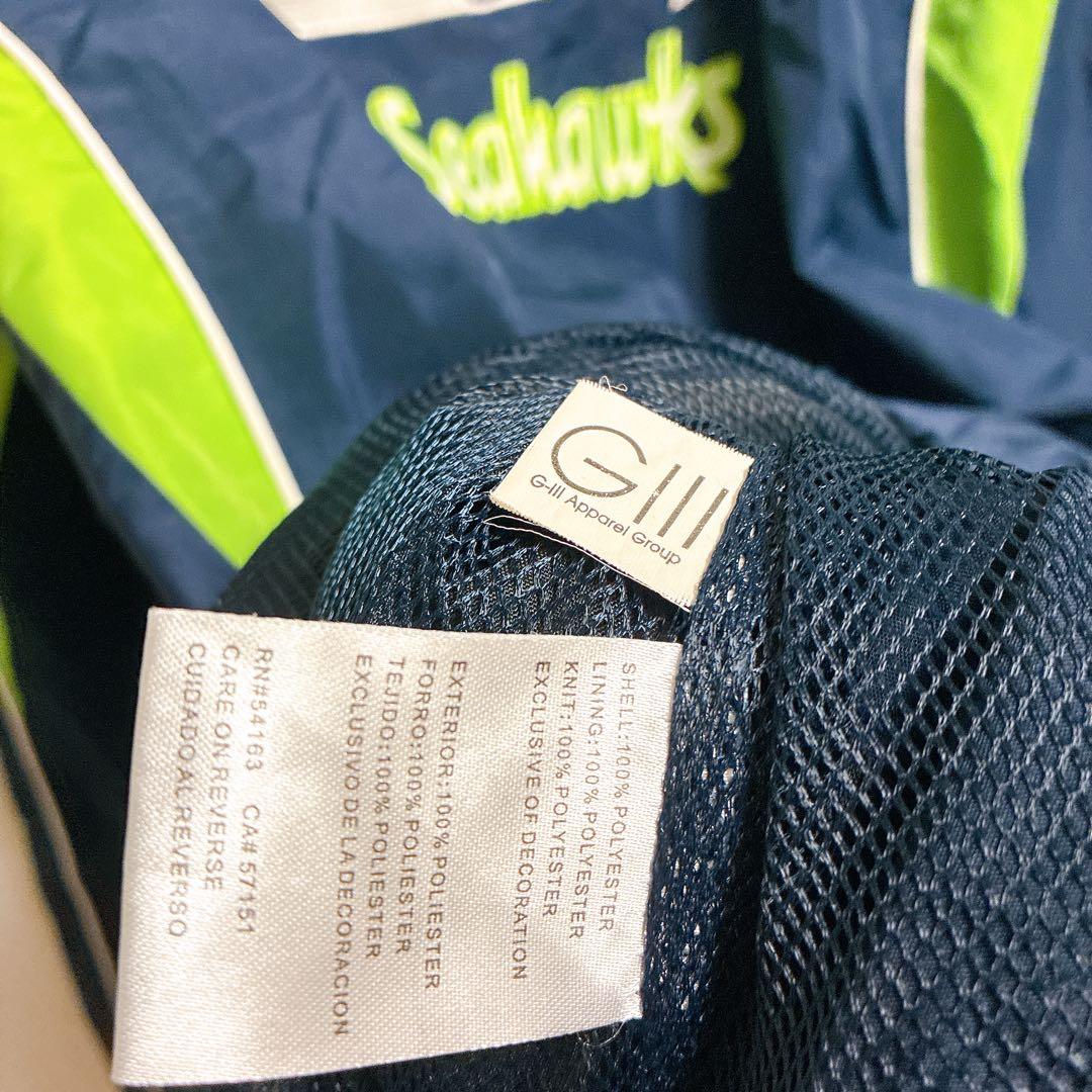 NFL Seahawks 刺繍　シアトル・シーホークス ゲームシャツ　ジャケット