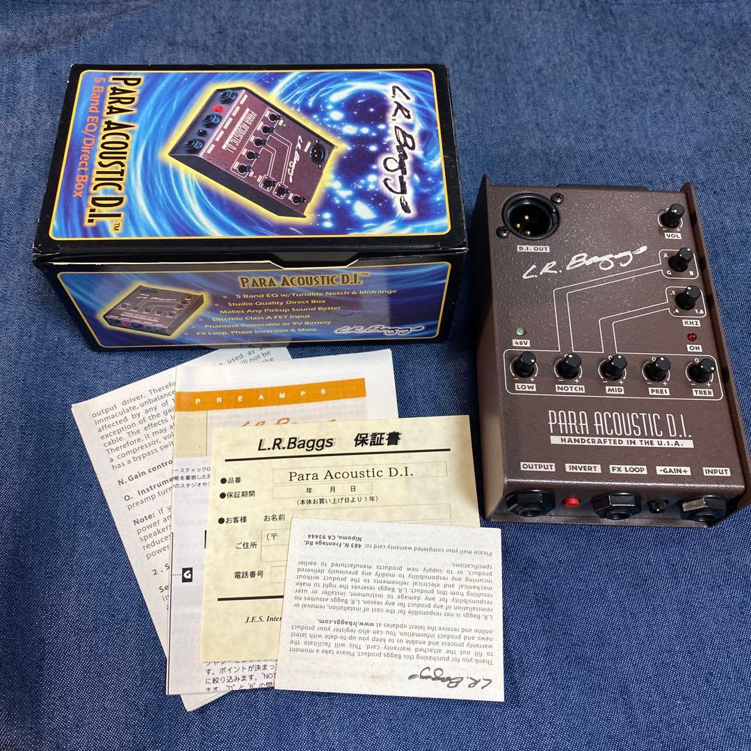 新品同様★L.R.Baggs Para Acoustic D.I.★箱類全て有