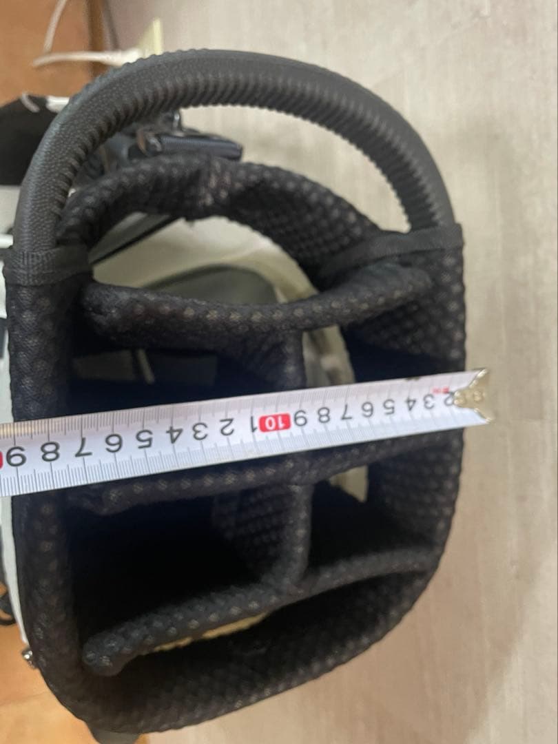 希少ブラック＆ホワイト 軽量 スタンド ゴルフバッグ