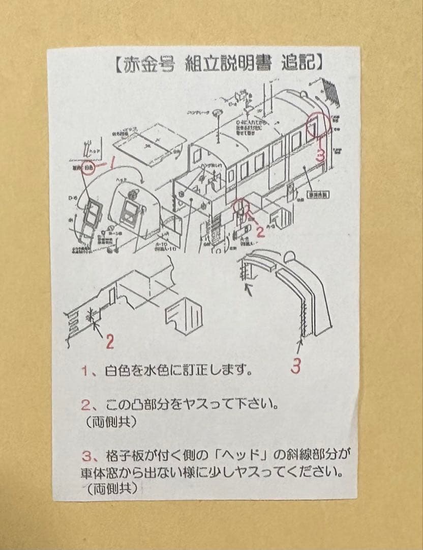 ワールド工芸 HOゲージ模型 未使用　明神電車　明延　赤金号