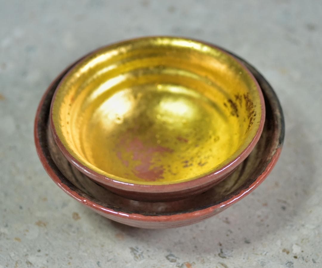 値下げ、嶋台茶碗1組　在銘あり【極上品】　お茶道具/共箱