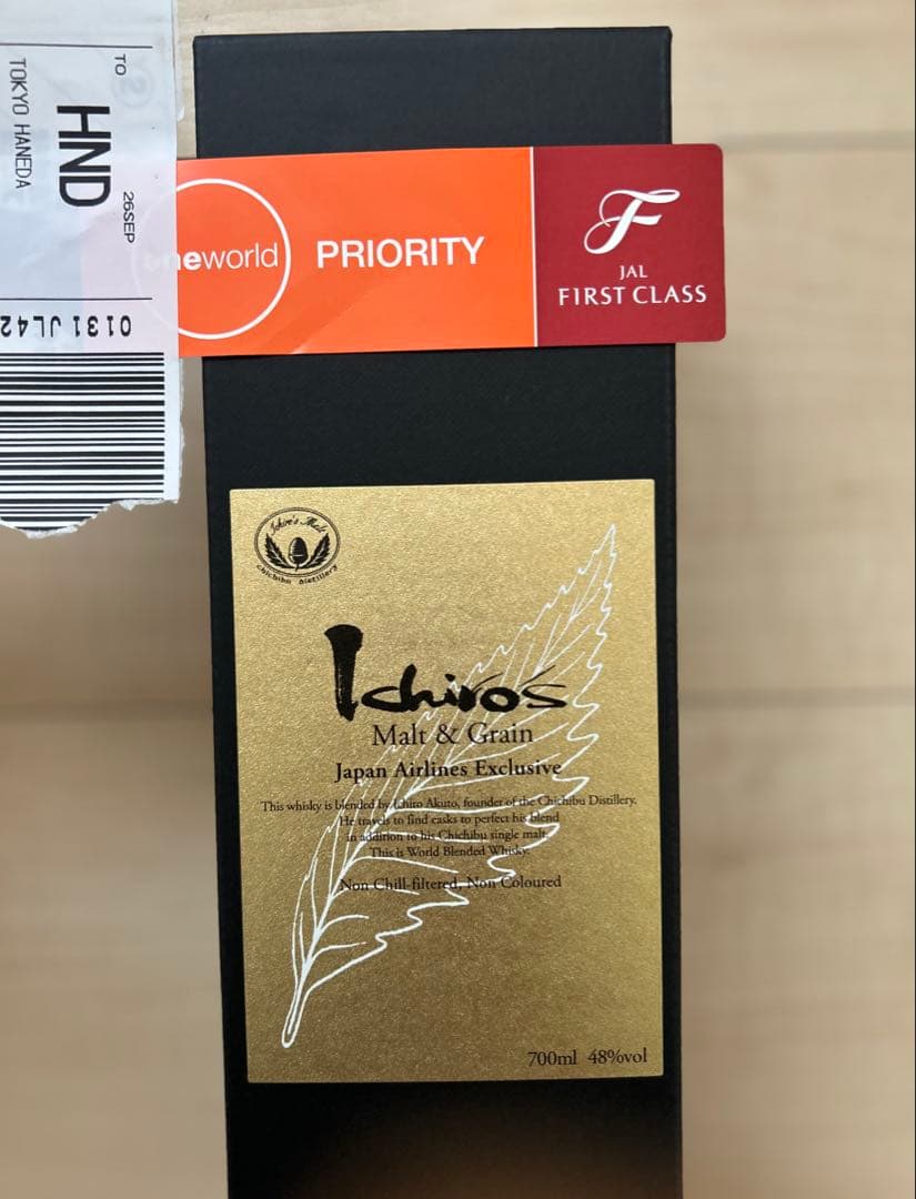 イチローズモルト & グレーン JAL限定ウイスキー Ichiro's Malt