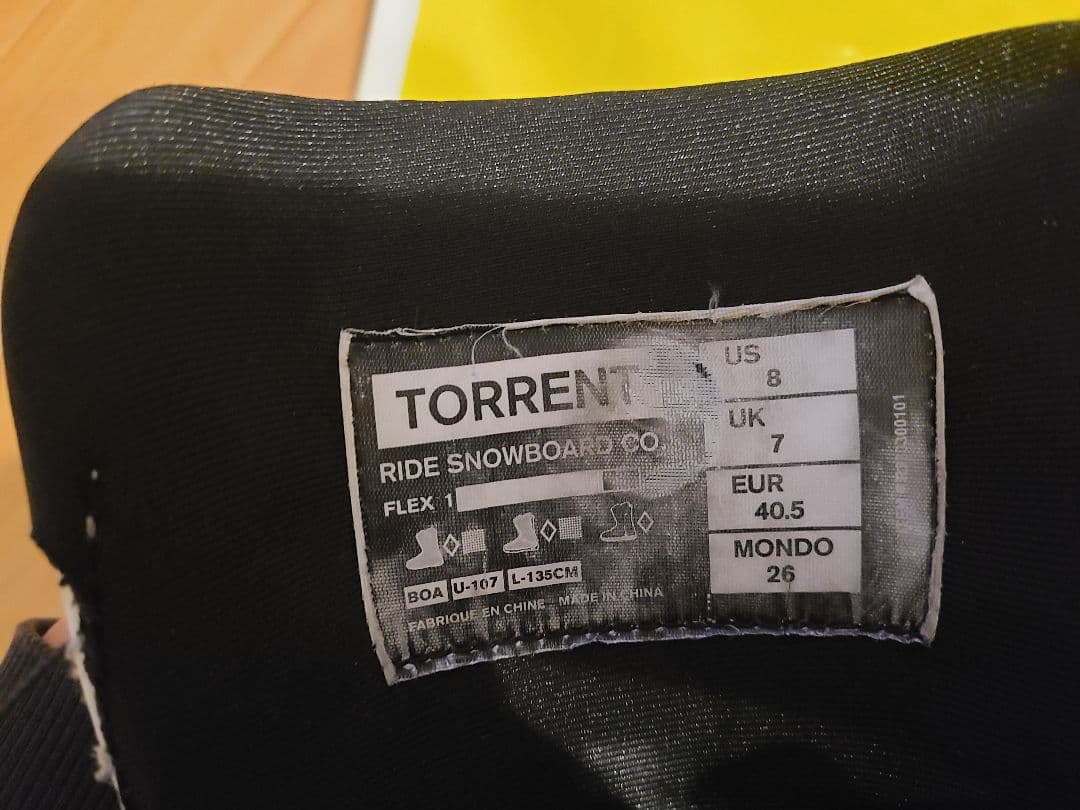 RIDE TORRENT 23-24　26㎝