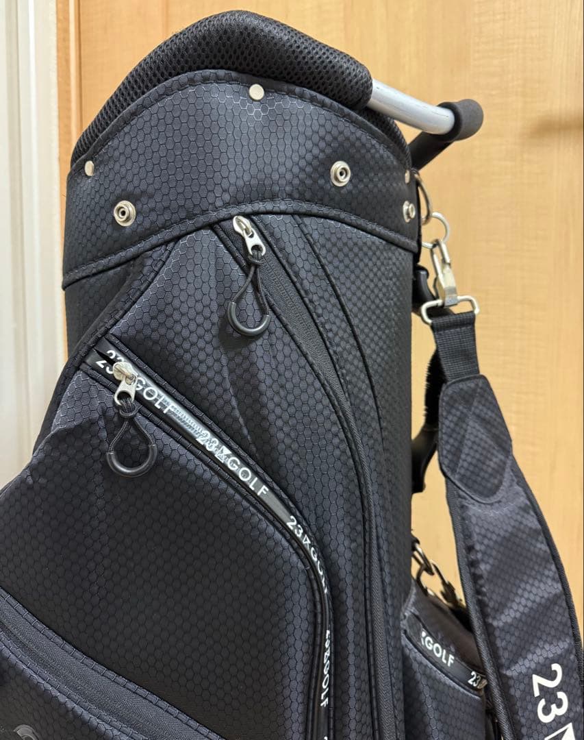 完売★23区★キャディバッグ★ゴルフ★ゴルフバッグ★レア★23区GOLF★黒