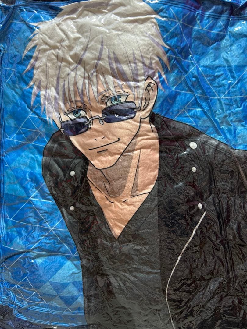 【新品未開封】呪術廻戦 五条悟 描き下ろしクッション革ジャンver.