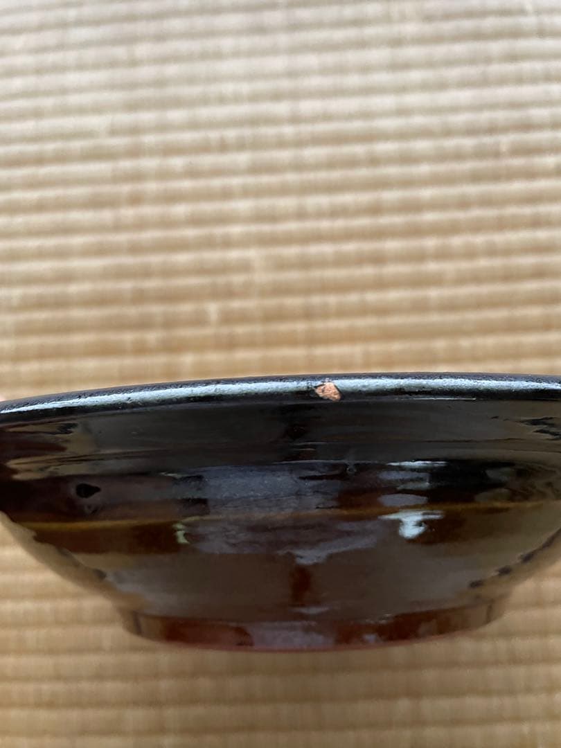 布志名焼　民藝　スリップウェア