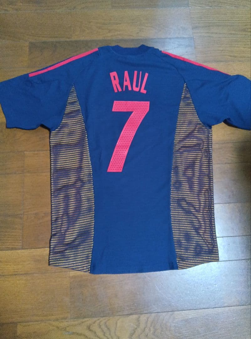 02-03 スペイン代表　3rd ラウール　7番　正規品　当時物　超貴重