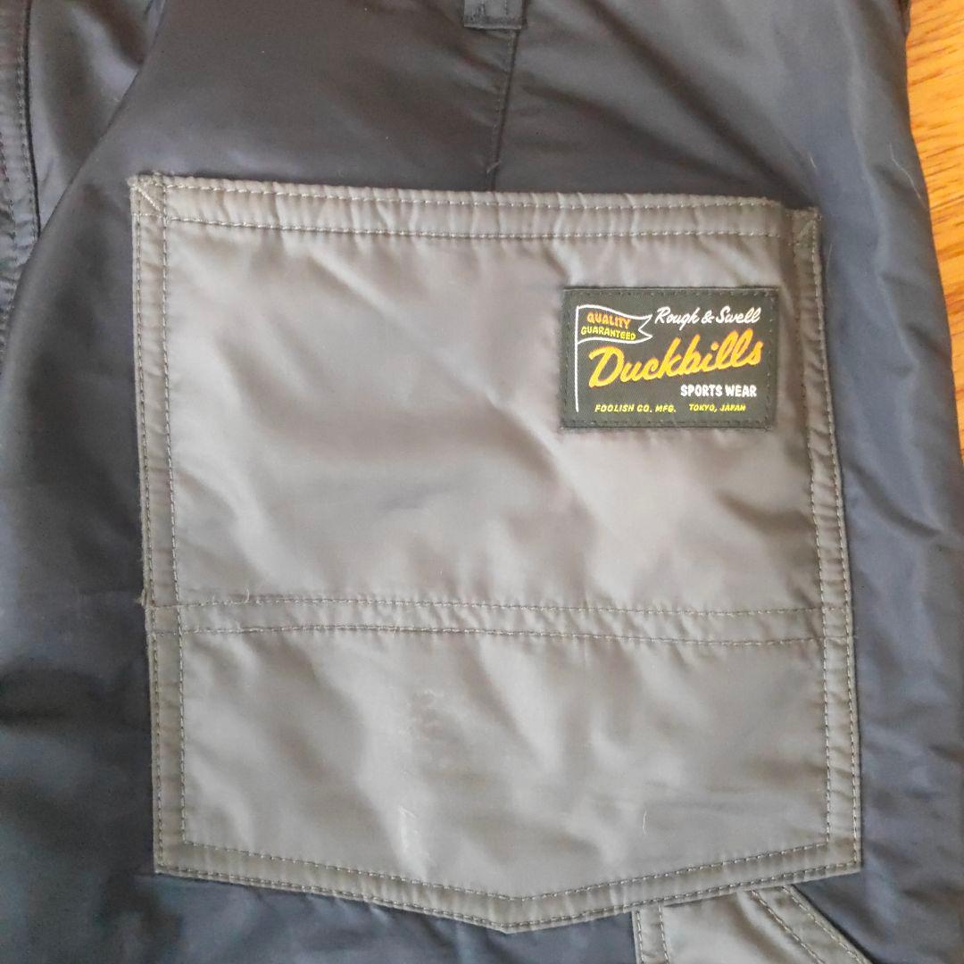 ラフアンドスウェル　パンツ　ネイビー　グレー　L　キルティング