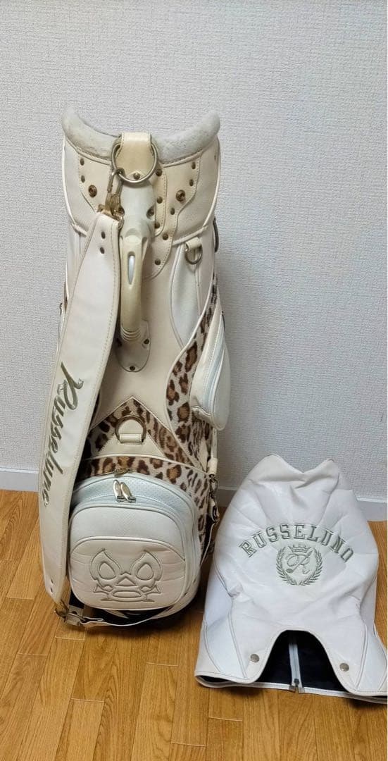 希少 ラッセルノ 限定 シャーク ヒョウ柄 ゴルフ キャディバッグ