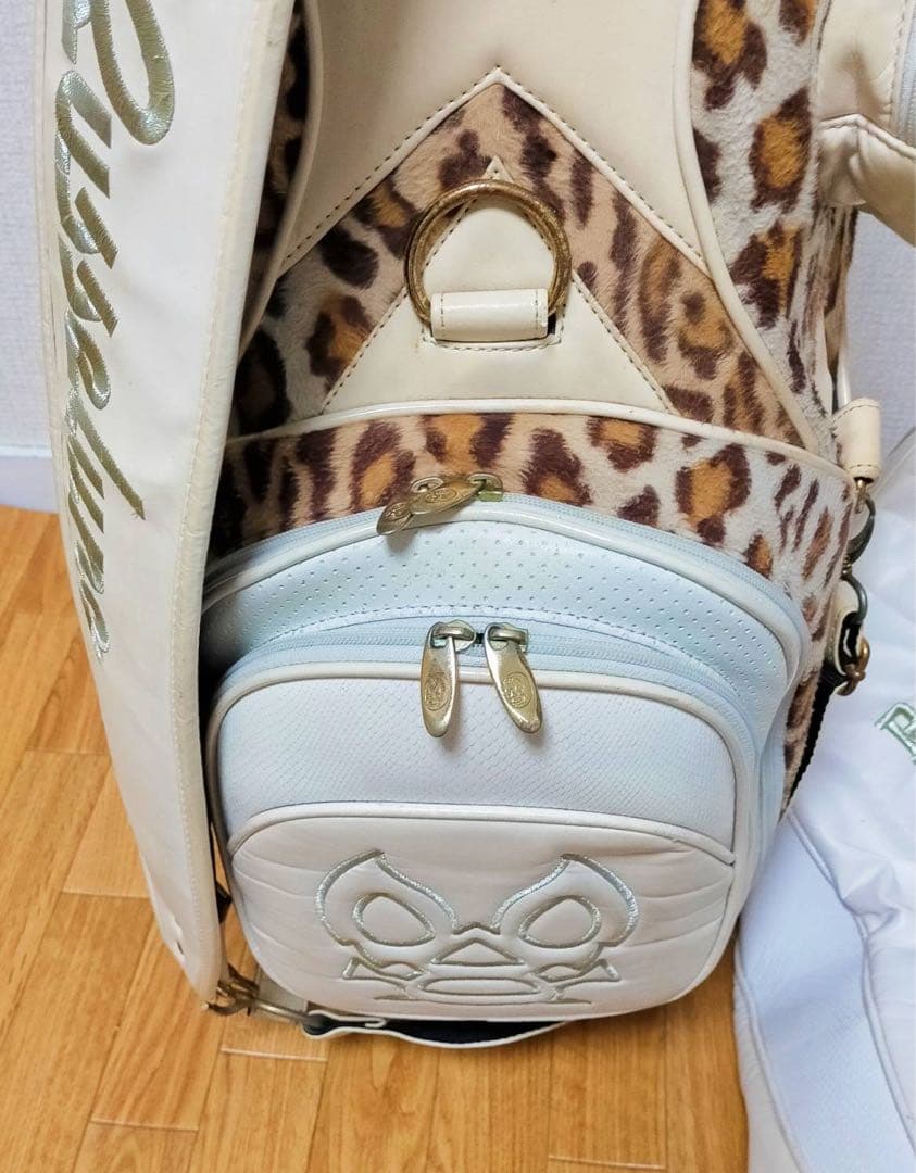 希少 ラッセルノ 限定 シャーク ヒョウ柄 ゴルフ キャディバッグ