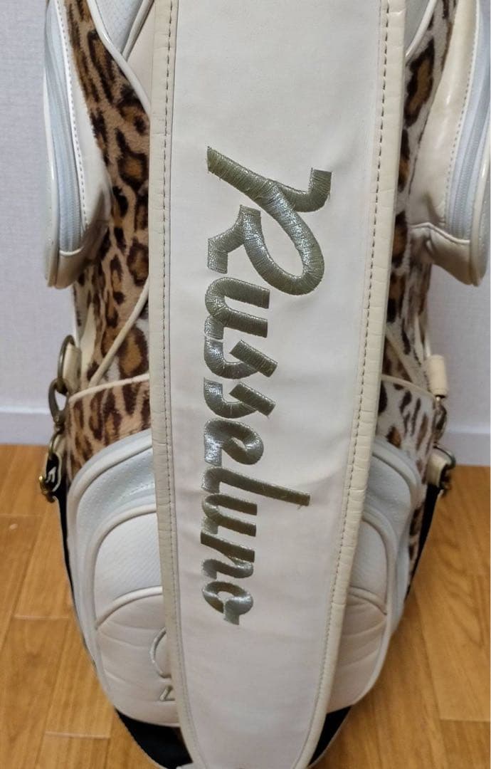 希少 ラッセルノ 限定 シャーク ヒョウ柄 ゴルフ キャディバッグ