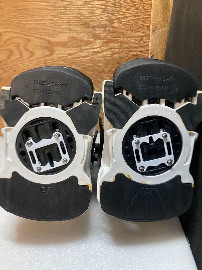 SALOMON DISTRICT スノーボード ビンディング ホワイト　S