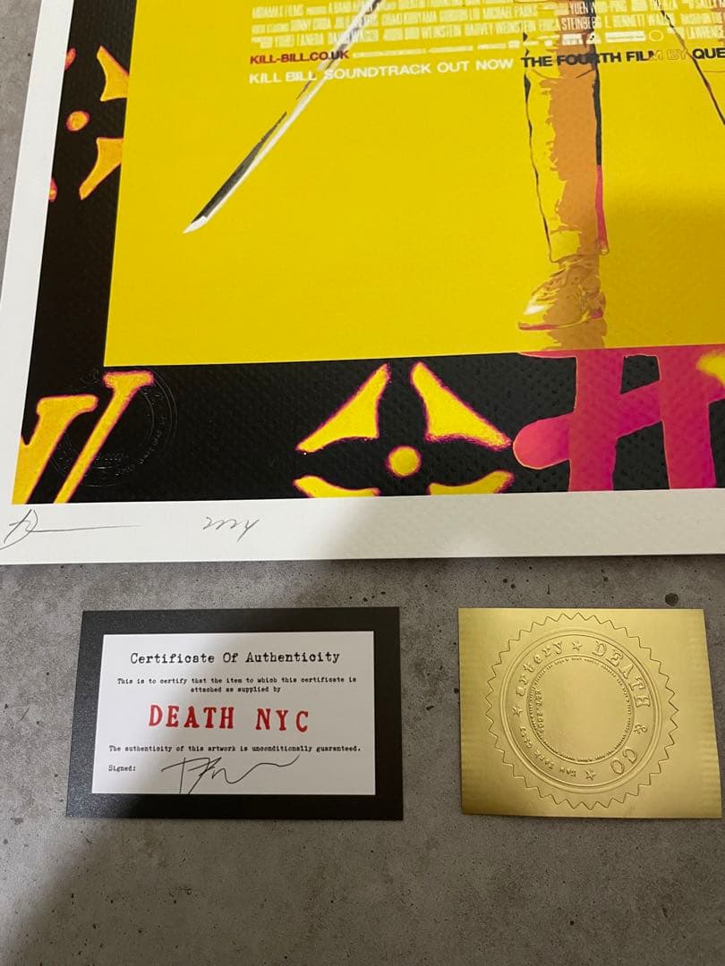 KILL BILL 映画ポスター DEATH NYC 限定エディション
