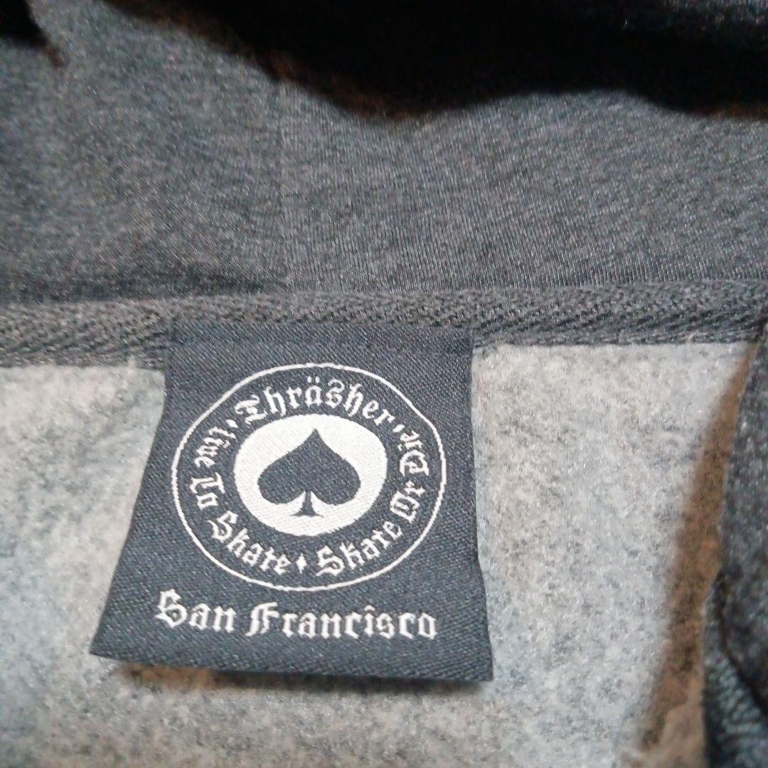 90s USA製 スラッシャー ジップアップ スウェット パーカー トレーナー