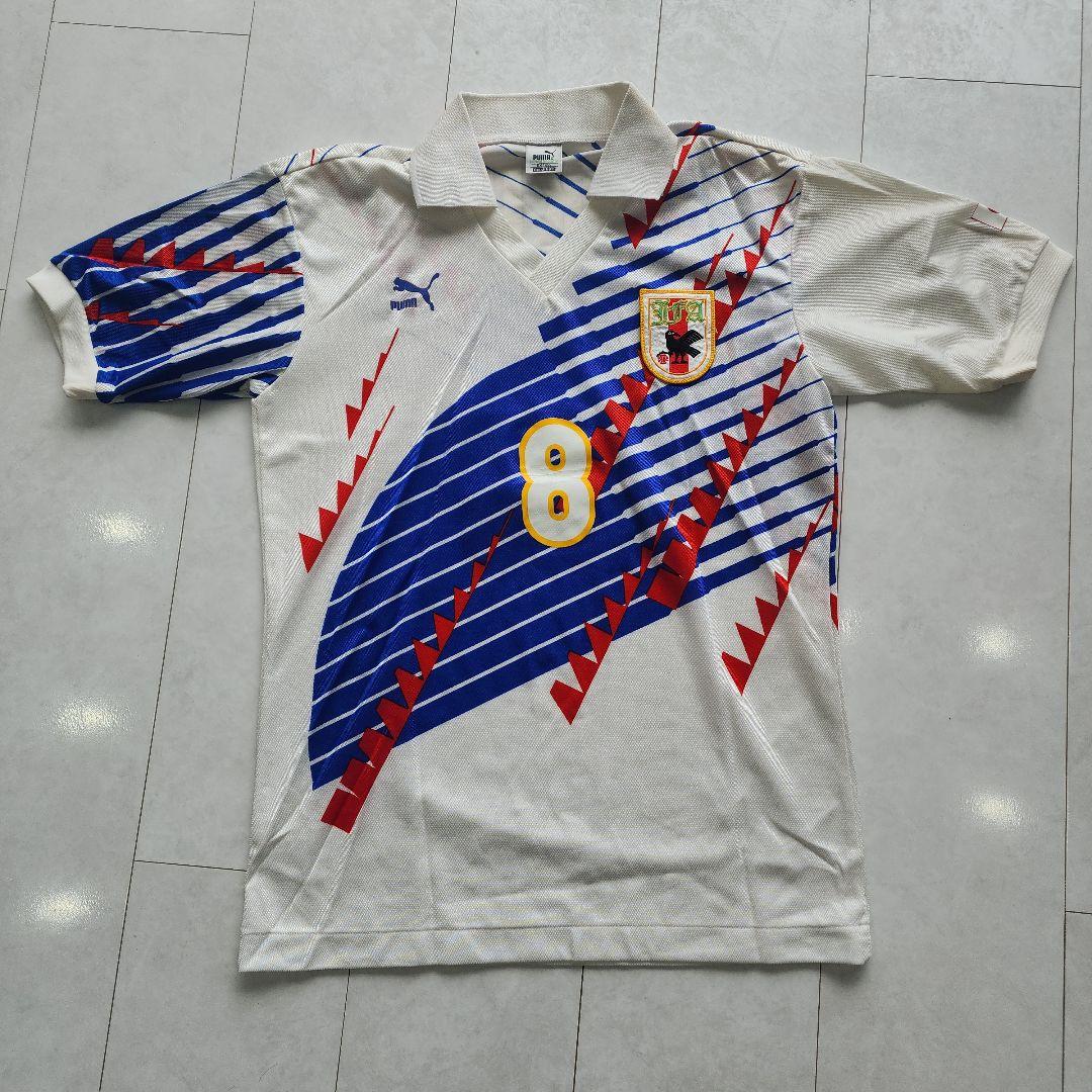 1993 ドーハの悲劇 Puma 日本代表ユニフォーム 福田正博 8 新品未使用