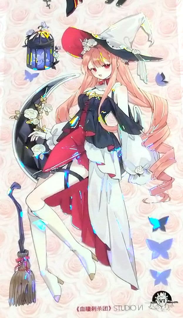 J659＃血瞳刺杀团(贝壳光)studiovi切り売り海外人物マステ女の子