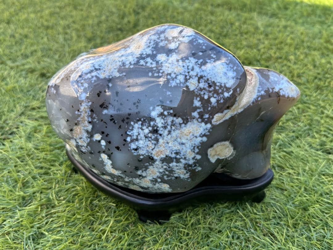 金魚 瑪瑙 メノウ 天然石 鑑賞石 アゲート 自然石 水晶 インテリア 置物