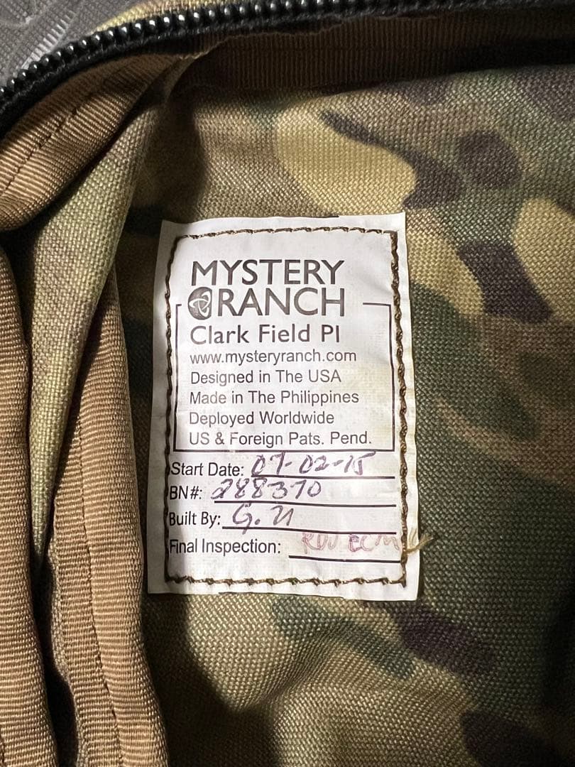 ミステリーランチ ウェットリブ MYSTERY RANCH WETRIB 激レア