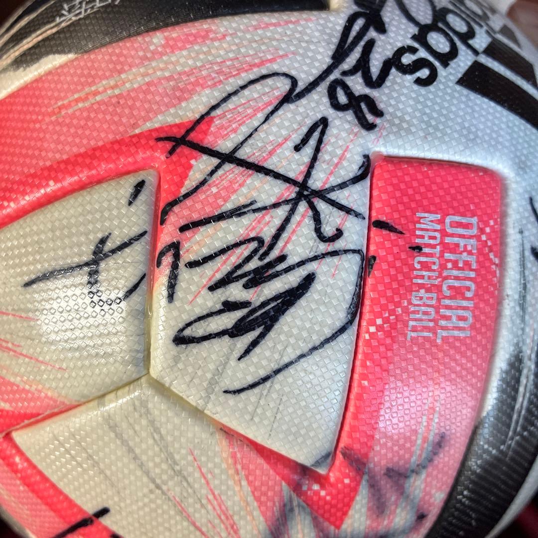 試合球キャプテン翼ボール愛媛FC2020年選手サイン入り日本代表川村拓夢など