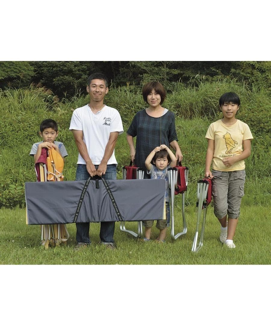 （美品）ワンアクションテーブルロング竹