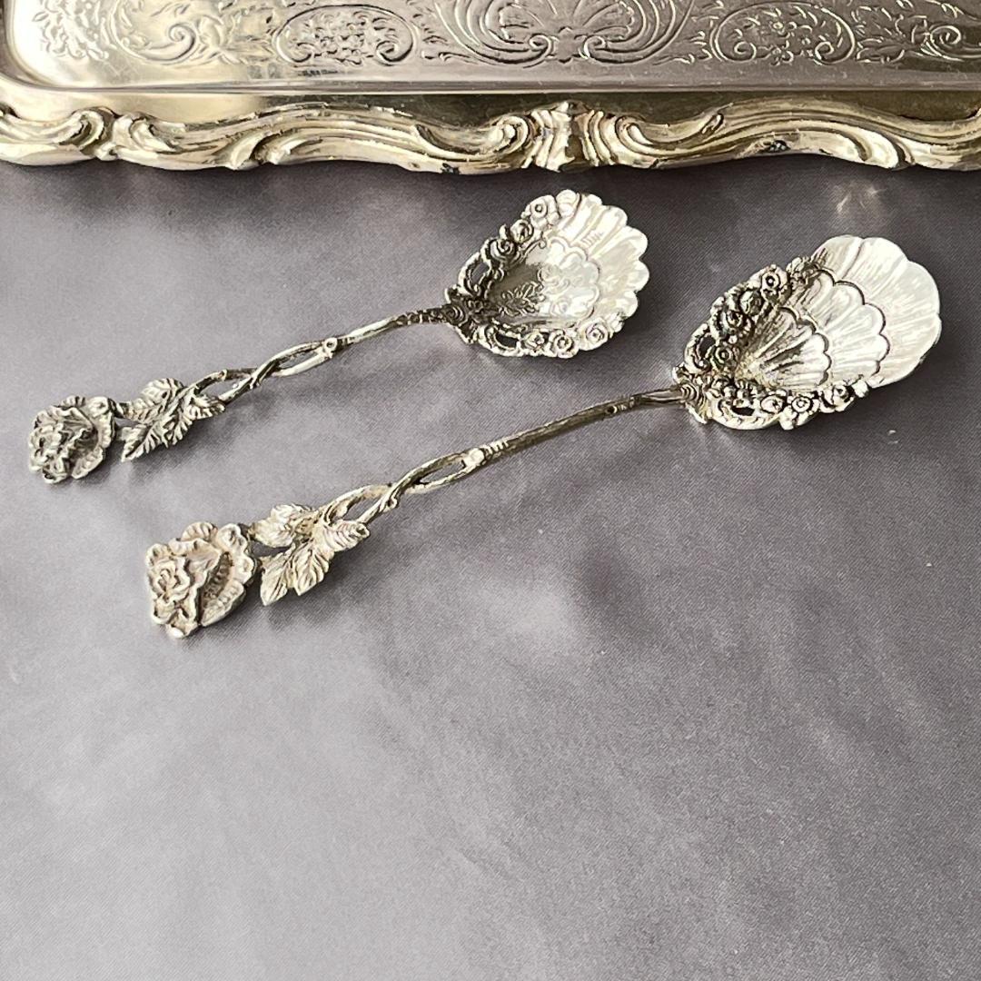 【Christoph Bach】クリームスプーン / シュガースプーン 【純銀】